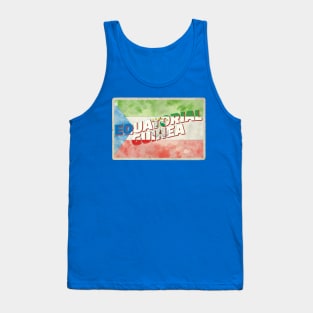 Equatorial Guinea Vintage style retro souvenir Tank Top